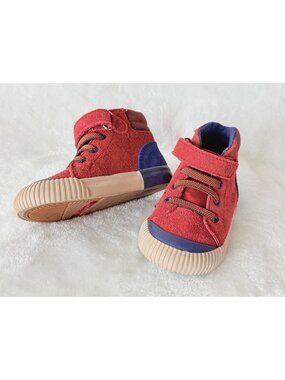 size 5 M SR Striderite Stride rite DUNE high top casual shoes sneakers boys rust